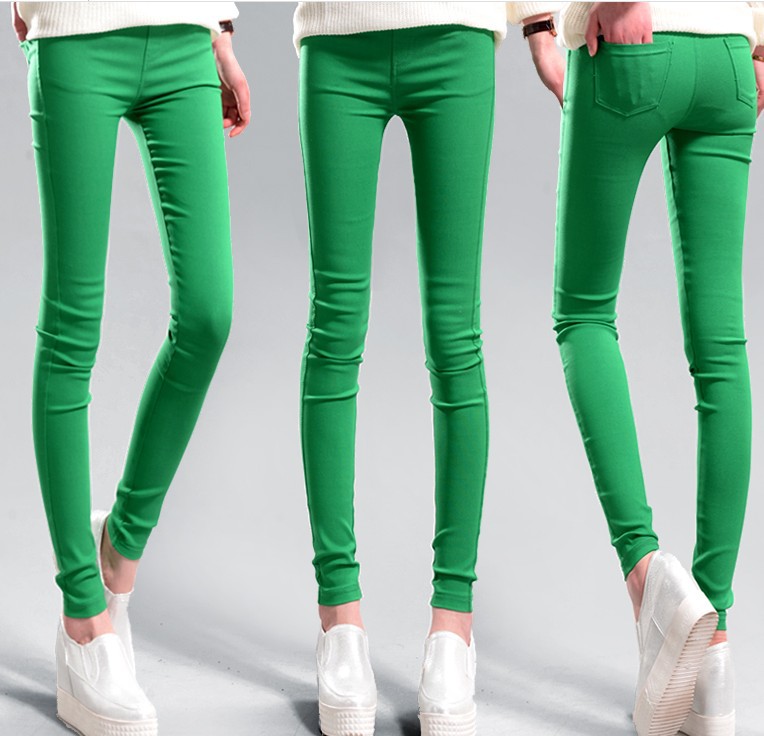 2021 Spring and Autumn New Large Size Black Skinny Pants High Waist Stretch Pencil Pants Tight-Fitting Outerwear Leggings Women's Trousers