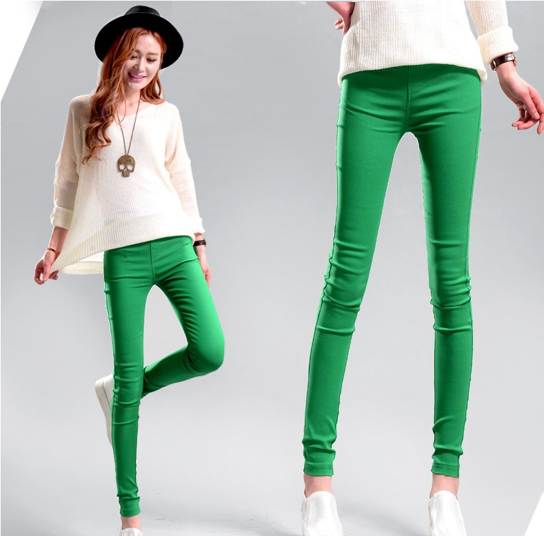 2021 Spring and Autumn New Large Size Black Skinny Pants High Waist Stretch Pencil Pants Tight-Fitting Outerwear Leggings Women's Trousers