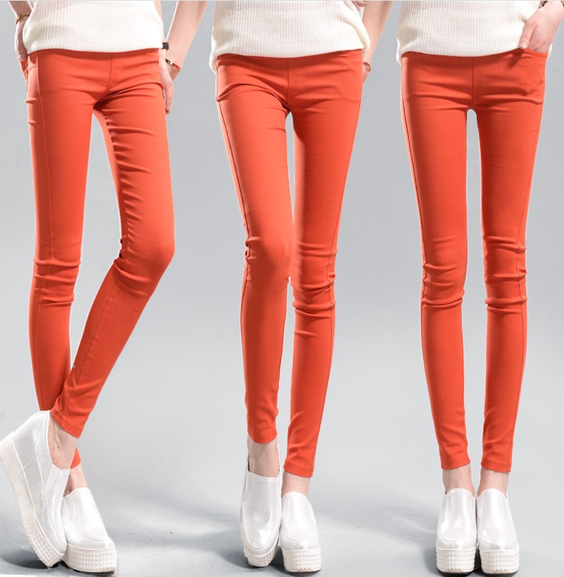 2021 Spring and Autumn New Large Size Black Skinny Pants High Waist Stretch Pencil Pants Tight-Fitting Outerwear Leggings Women's Trousers
