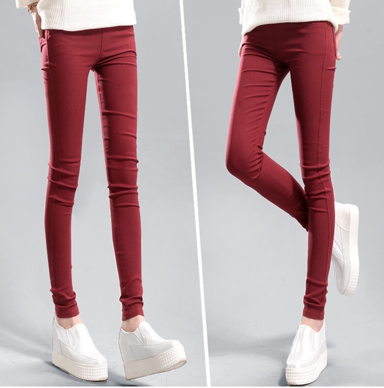 2021 Spring and Autumn New Large Size Black Skinny Pants High Waist Stretch Pencil Pants Tight-Fitting Outerwear Leggings Women's Trousers