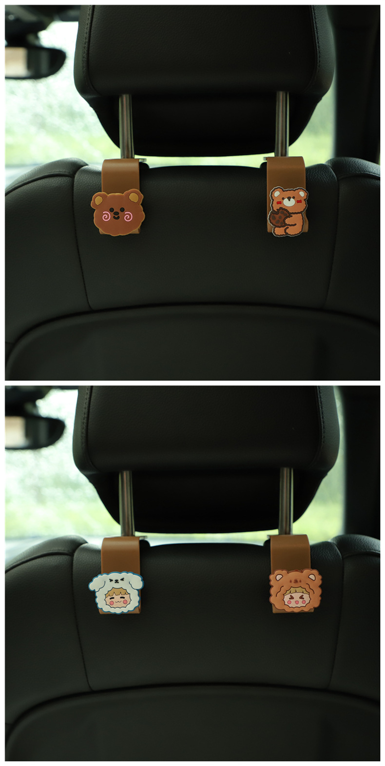 Car Hook Car Hook Car Seat Back Multifunctional Storage Hook DIY Car Hook Car Accessories