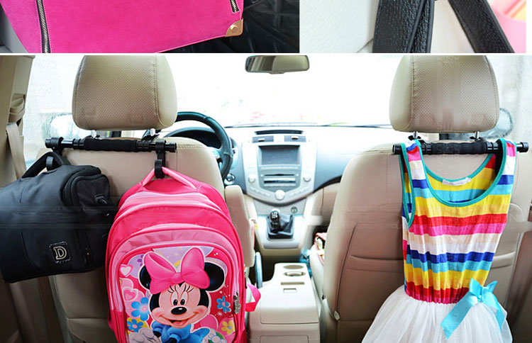 Foreign trade selling car hook multifunctional 360 degree rotating vehicle mounted rack
