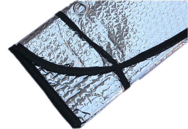 Sun shade silver double-sided thick bubble car sun shade Sun shade silver double-sided thick bubble car sun shade