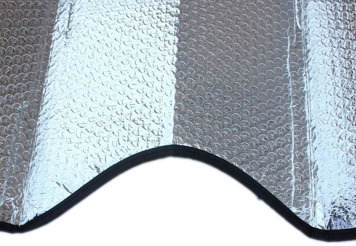 Sun shade silver double-sided thick bubble car sun shade Sun shade silver double-sided thick bubble car sun shade