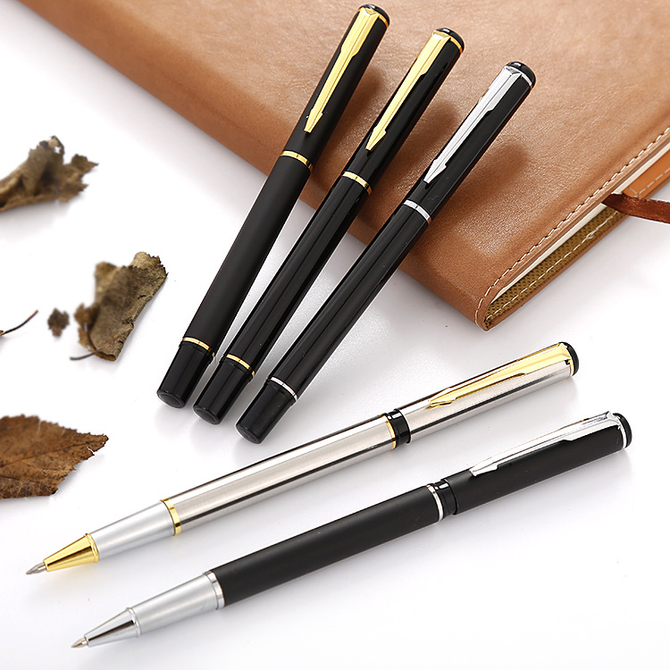 Shuolei Factory Supply Metal Roller Ball Pen Signature Pen Gel Pen Supply Printing Advertising Marker Metal Water-Based Paint Pen