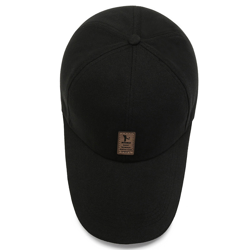 Baseball Cap Men&#039;s Summer Long Brim Canvas Sun Protection Sun Shade Hat Sandwich Winning the Bid Peaked Cap Casual Korean Style Hat