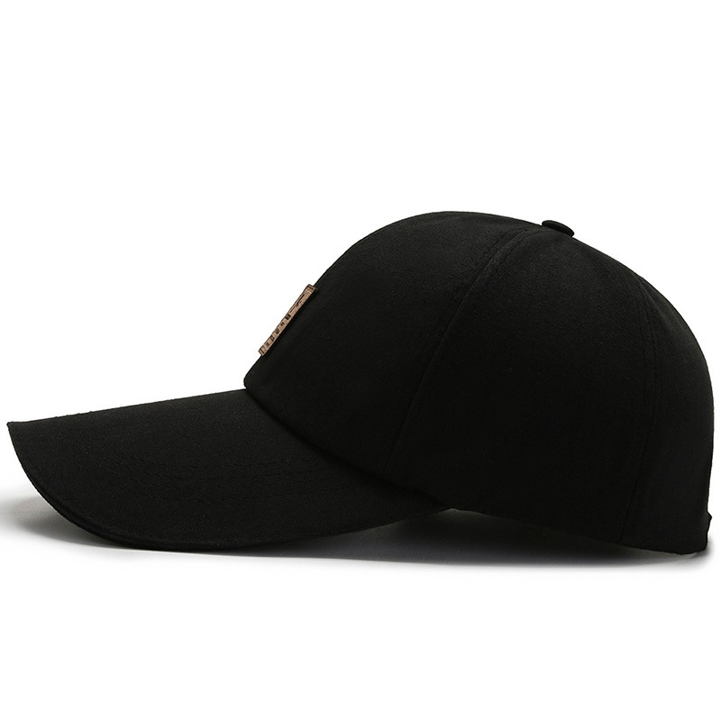 Baseball Cap Men&#039;s Summer Long Brim Canvas Sun Protection Sun Shade Hat Sandwich Winning the Bid Peaked Cap Casual Korean Style Hat
