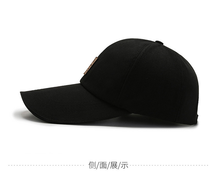 Baseball Cap Men's Summer Long Brim Canvas Sun Protection Sun Shade Hat Sandwich Winning the Bid Peaked Cap Casual Korean Style Hat
