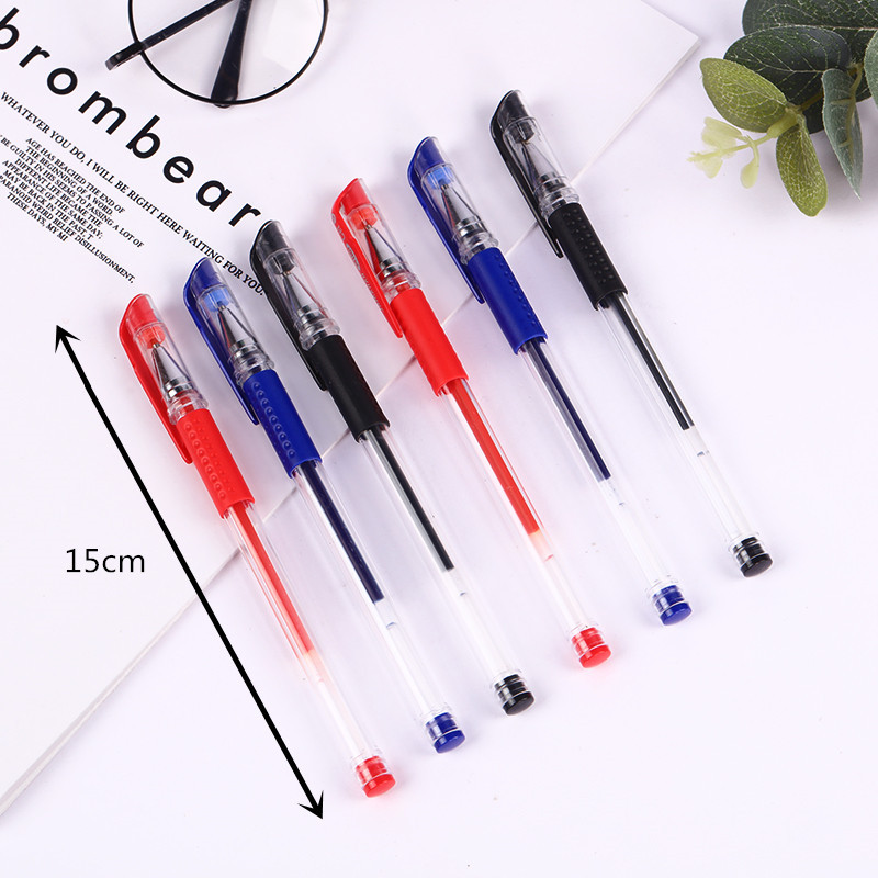 Stationery Ball Pen 0.5 Gel Pen Bullet Students' Supplies European Standard Learning Office Signature Pen Exam Carbon Pen