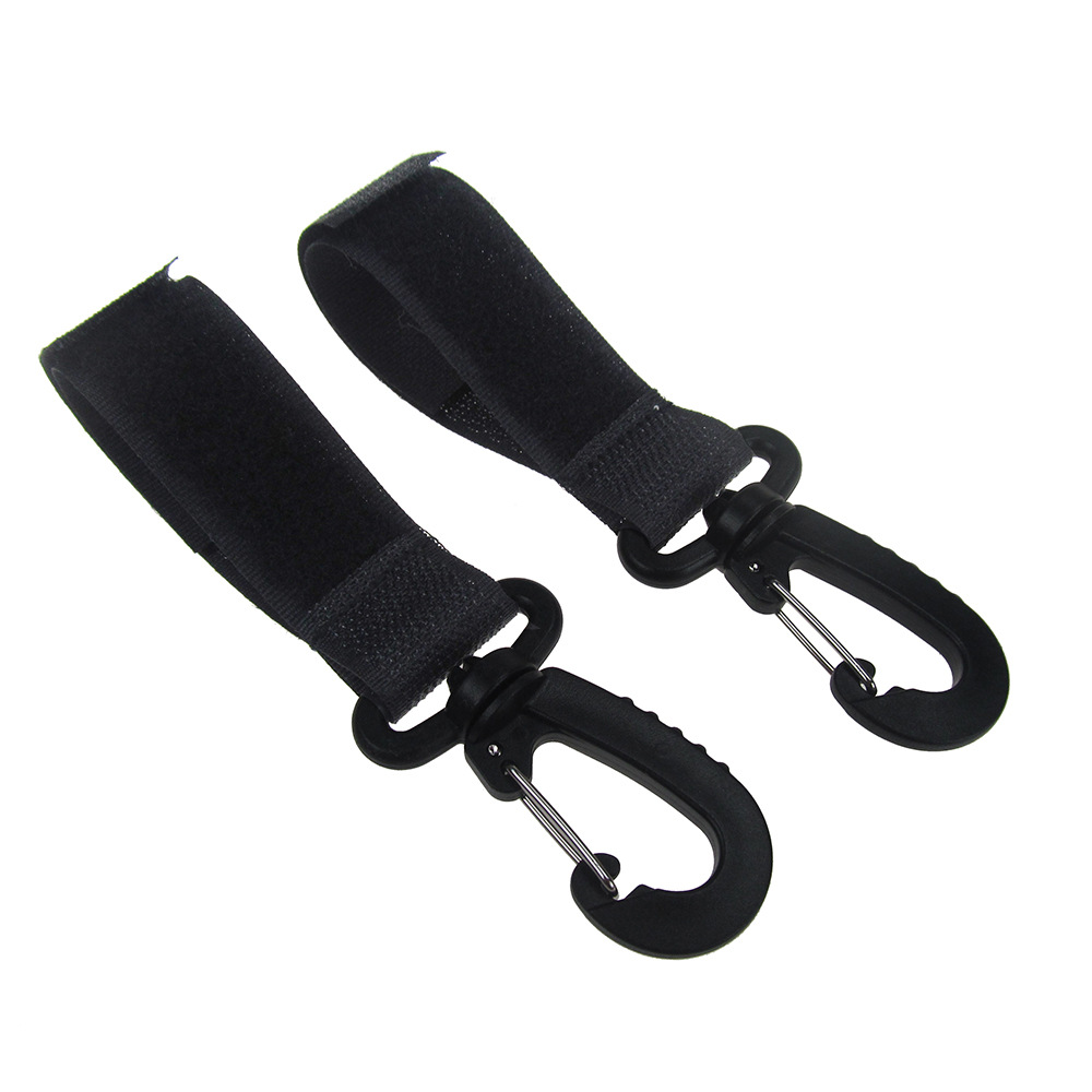 Universal Hook of Baby Stroller Mummy Bag Accessories 360 Degrees Big Hook Umbrella Car Hook & Loop Hook 2 PCs