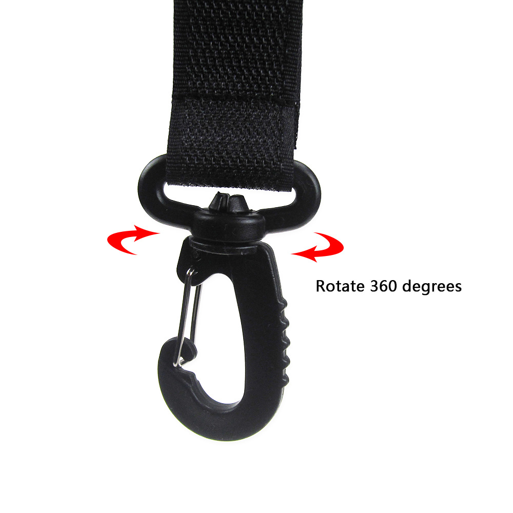 Universal Hook of Baby Stroller Mummy Bag Accessories 360 Degrees Big Hook Umbrella Car Hook & Loop Hook 2 PCs