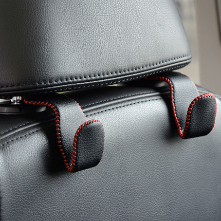 Bankanu Car New Genuine Leather Seat Hook Car Hook Chair Back Hidden Multi-Functional Rear Seat Small Hook