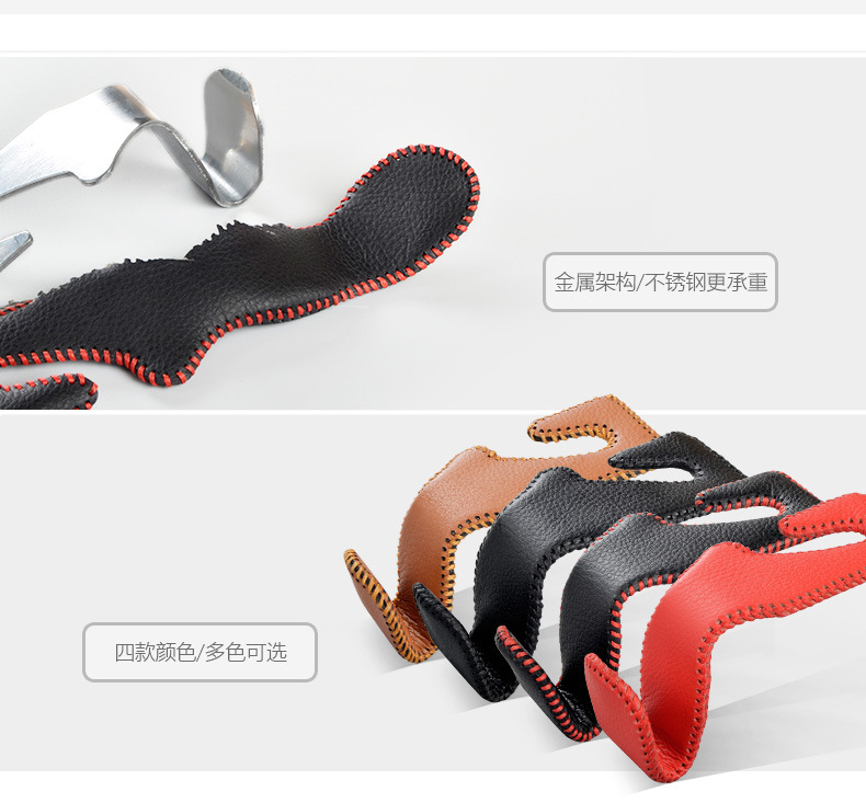 Bankanu Car New Genuine Leather Seat Hook Car Hook Chair Back Hidden Multi-Functional Rear Seat Small Hook