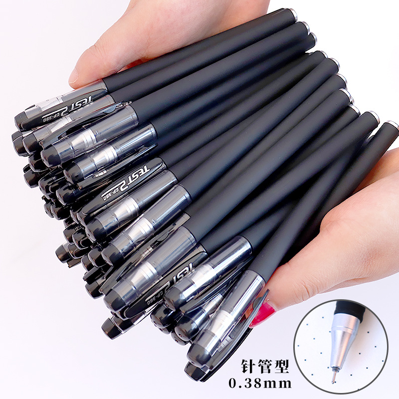 Internet Celebrity Live Broadcast with Goods Factory Direct Sales 380 Gel Pen Office Promotion Gift Ball Pen Advertising Signature Gel Pen