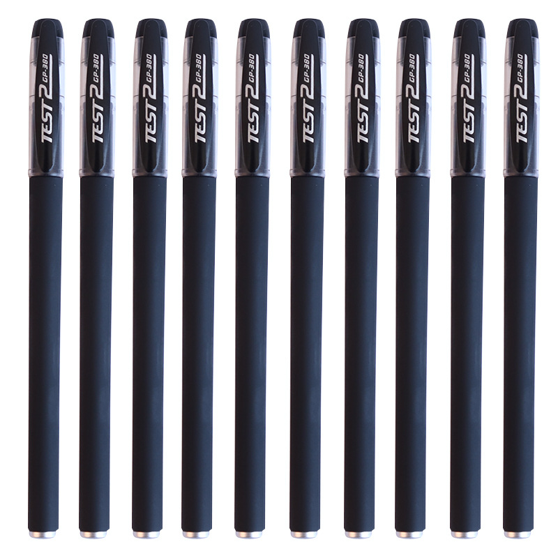 Internet Celebrity Live Broadcast with Goods Factory Direct Sales 380 Gel Pen Office Promotion Gift Ball Pen Advertising Signature Gel Pen