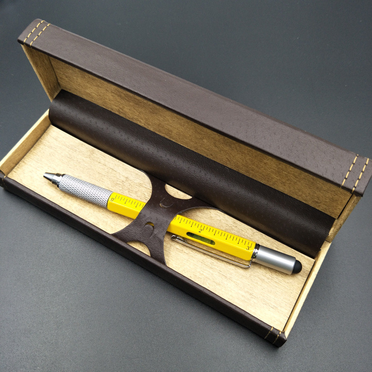 Factory Customized Spot Hexagonal Multi-Function Metal Ball Point Pen Screwdriver Tool Pen Scale Level Meter Factory Customized Spot Hexagonal Multi-Function Metal Ball Point Pen Screwdriver Tool Pen Scale Level Meter