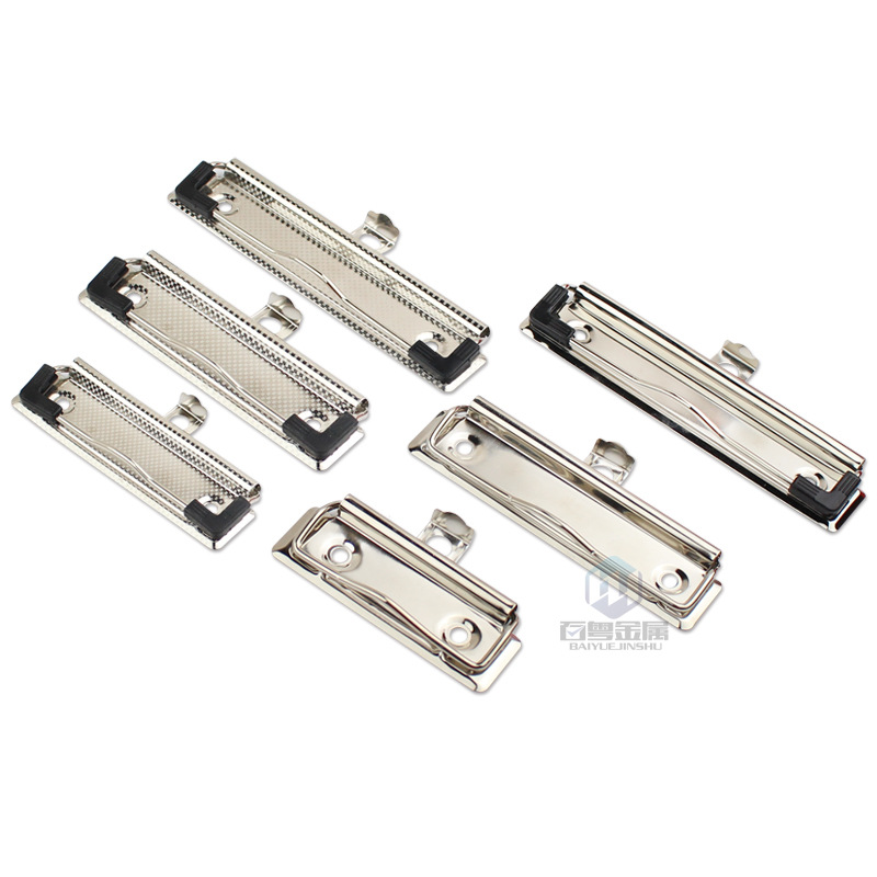 Factory Direct Sales Butterfly Clip. Writing Clip with Wooden Board. Binder Clip. A4 Iron Plate Clip. [Accessories] Free Sample
