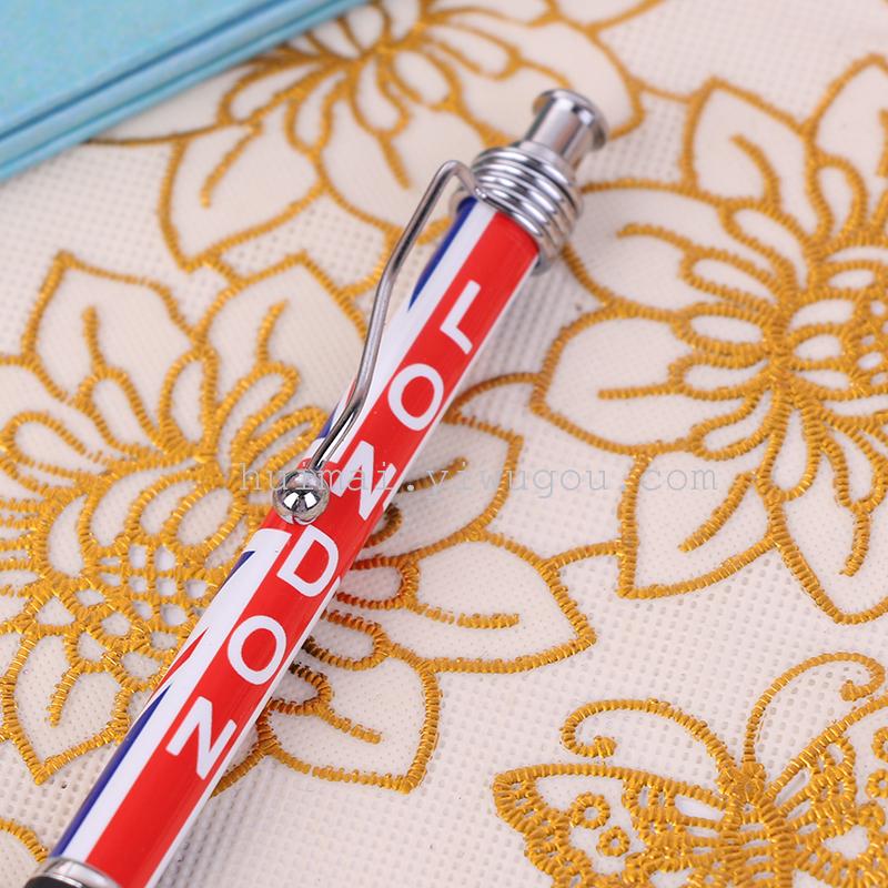 Production of union jack union jack ball point pen press 1.0 tips in foreign trade