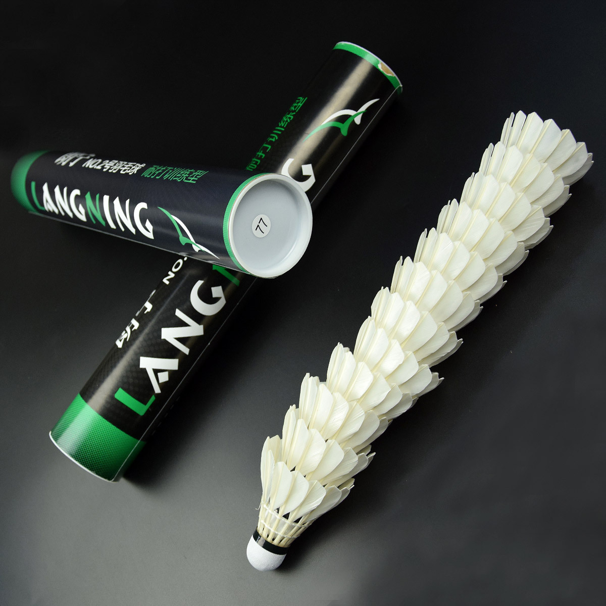 Badminton 12-Piece Durable King Training Ball Durable Outdoor Indoor Goose Feather Thick Pen Game-Specific