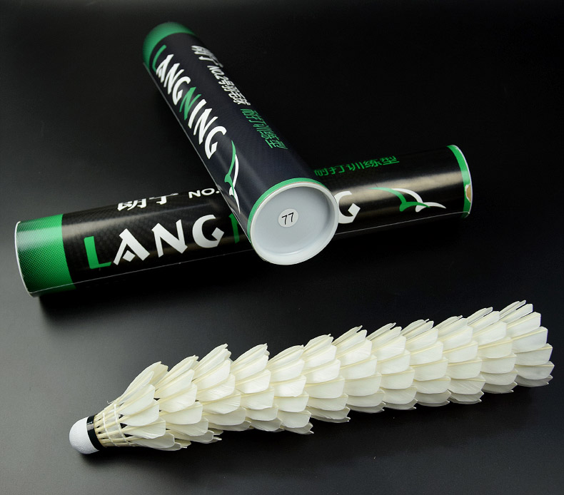 Badminton 12-Piece Durable King Training Ball Durable Outdoor Indoor Goose Feather Thick Pen Game-Specific Badminton 12-Piece Durable King Training Ball Durable Outdoor Indoor Goose Feather Thick Pen Game-Specific