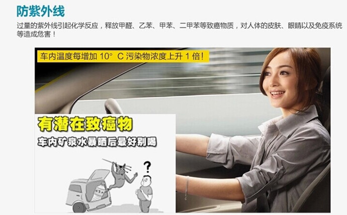 Car sun shade silver double-sided shade in summer hot thick bubble car seat sunshade Sun shades