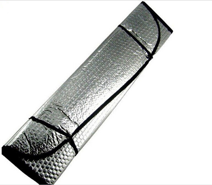 Car sun shade silver double-sided shade in summer hot thick bubble car seat sunshade Sun shades