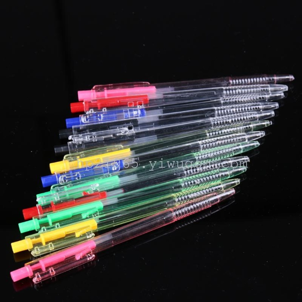 Haiping office stationery color press ball pen 106#