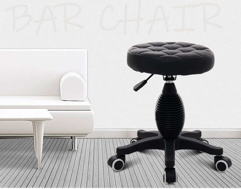 Master Stool Master Chair Beauty Manicure Makeup Stool Barber Shop Lifting Rotating Chair Pulley round Stool Bar Chair Master Stool Master Chair Beauty Manicure Makeup Stool Barber Shop Lifting Rotating Chair Pulley round Stool Bar Chair