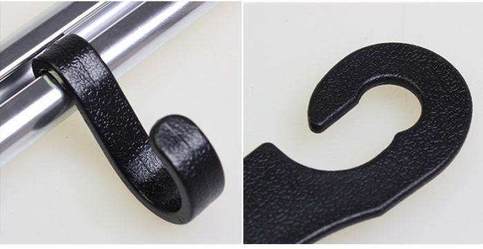 Short aluminum alloy rod hook car hook color box HK-302