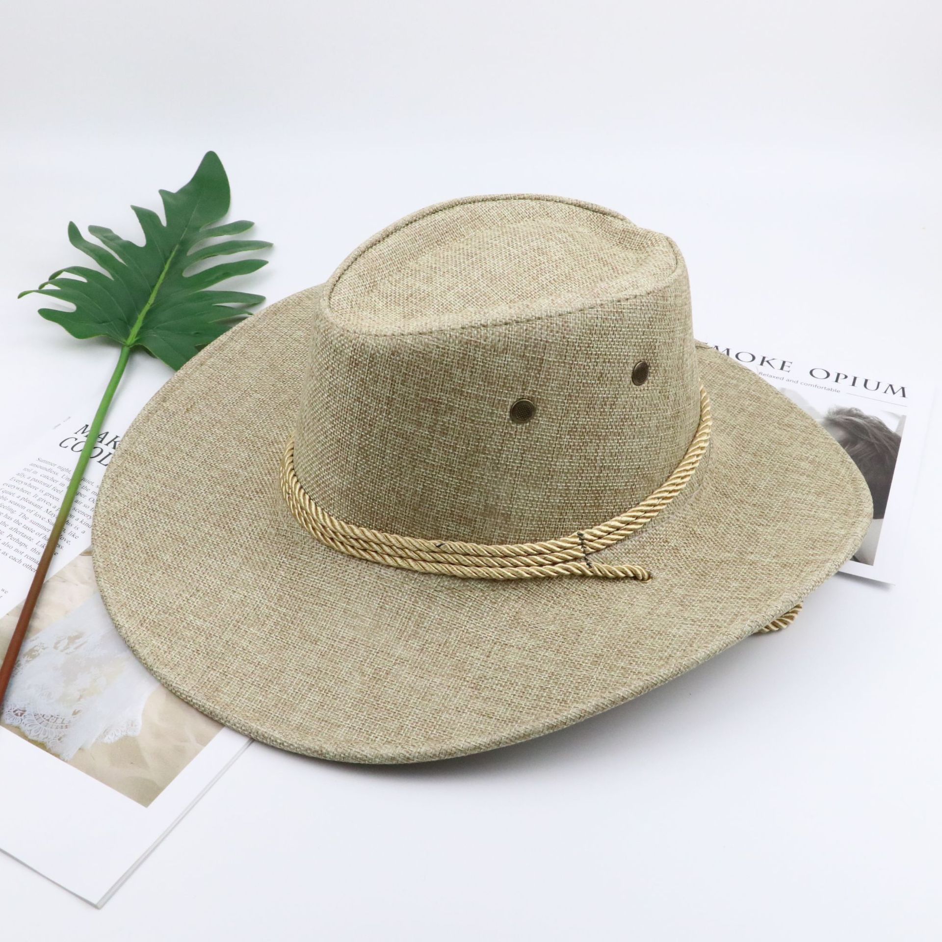 Cross-Border Hot Selling Cowboy Hat Western Europe and America Cowboy Hat Adult Knight's Cap Sun Shade Cool Straw Hat Tourist Area Cross-Border Hot Selling Cowboy Hat Western Europe and America Cowboy Hat Adult Knight's Cap Sun Shade Cool Straw Hat Tourist Area