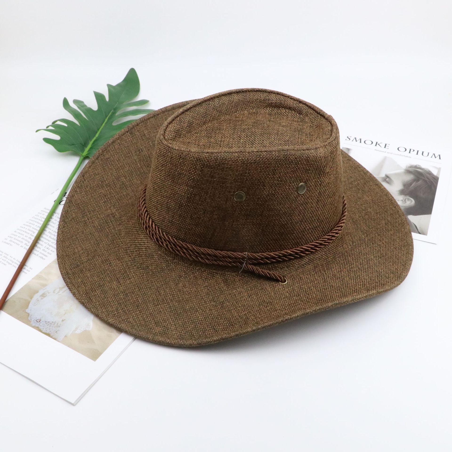Cross-Border Hot Selling Cowboy Hat Western Europe and America Cowboy Hat Adult Knight's Cap Sun Shade Cool Straw Hat Tourist Area Cross-Border Hot Selling Cowboy Hat Western Europe and America Cowboy Hat Adult Knight's Cap Sun Shade Cool Straw Hat Tourist Area
