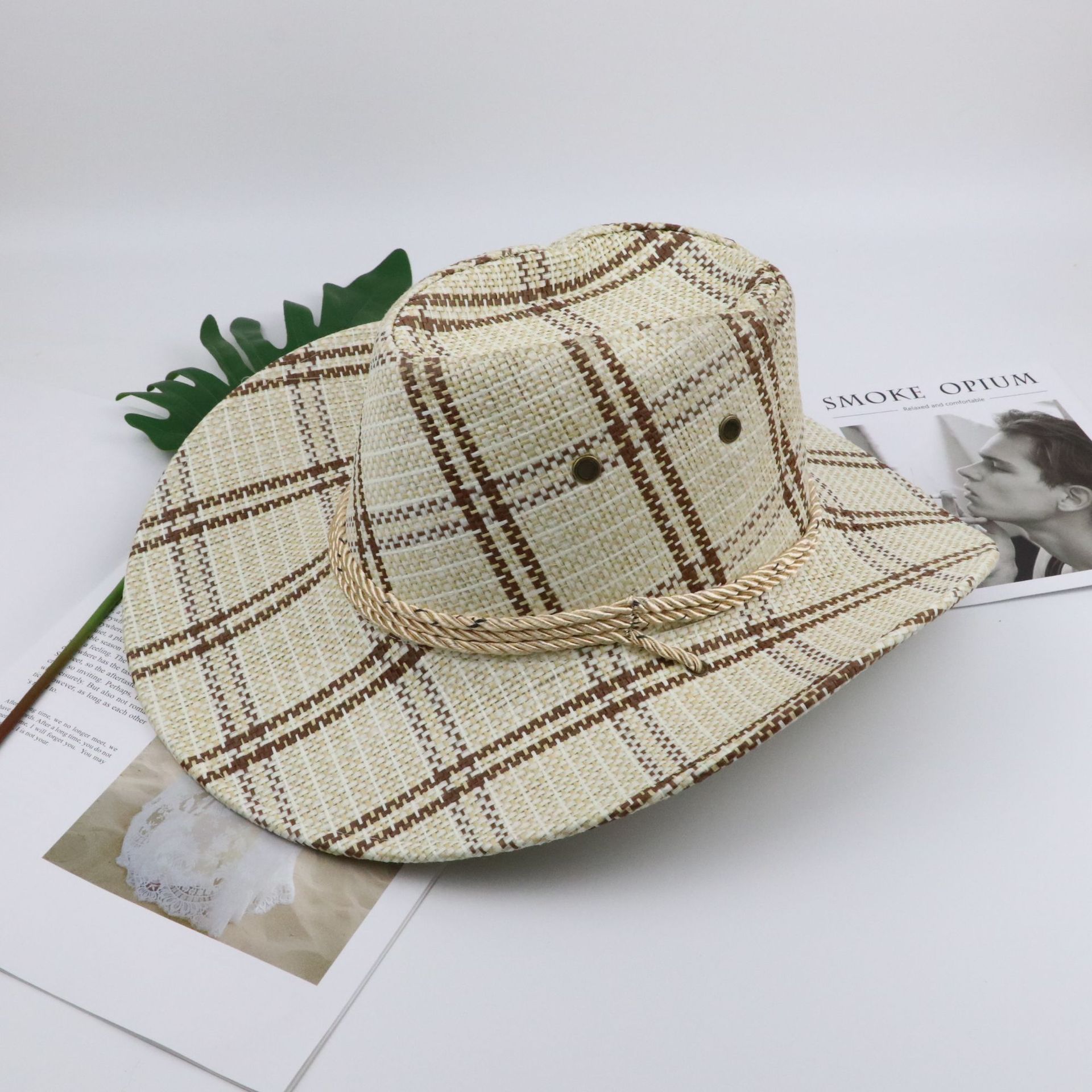 Cross-Border Hot Selling Cowboy Hat Western Europe and America Cowboy Hat Adult Knight's Cap Sun Shade Cool Straw Hat Tourist Area Cross-Border Hot Selling Cowboy Hat Western Europe and America Cowboy Hat Adult Knight's Cap Sun Shade Cool Straw Hat Tourist Area