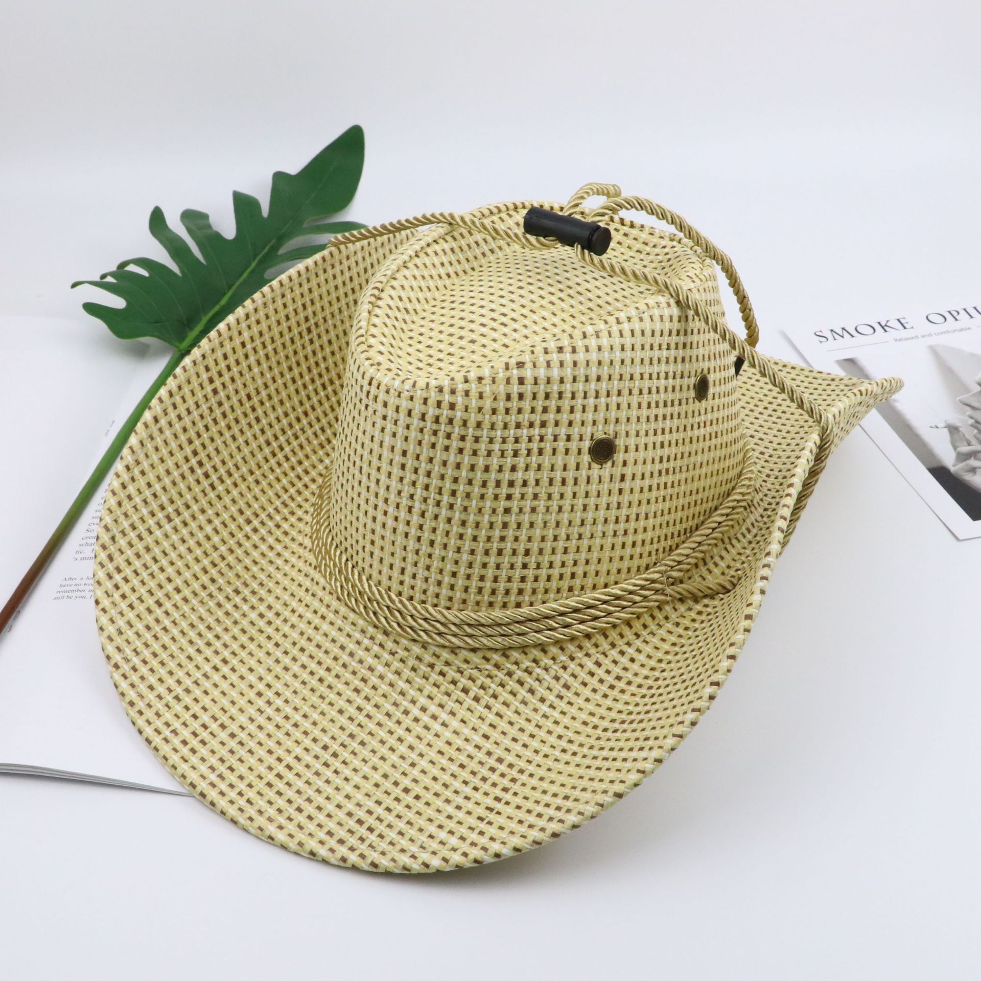 Cross-Border Hot Selling Cowboy Hat Western Europe and America Cowboy Hat Adult Knight's Cap Sun Shade Cool Straw Hat Tourist Area Cross-Border Hot Selling Cowboy Hat Western Europe and America Cowboy Hat Adult Knight's Cap Sun Shade Cool Straw Hat Tourist Area