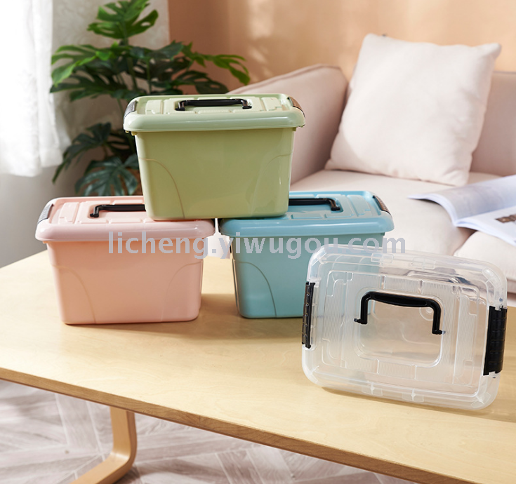 Storage box portable children&#039;s toys sorting box pulley Storage box