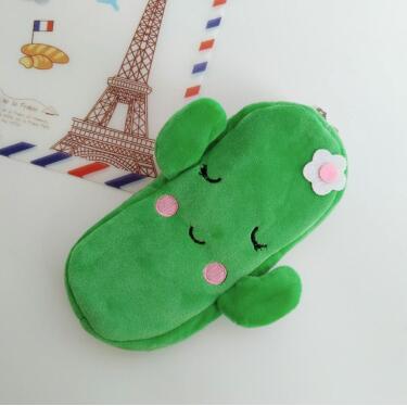 Express plush cartoon pencil pencil bag animal children stationery bag creative gift fruit pen bag Express plush cartoon pencil pencil bag animal children stationery bag creative gift fruit pen bag