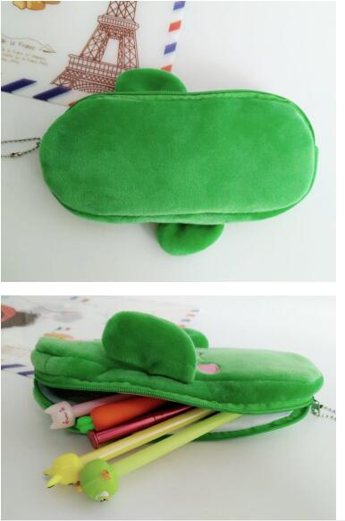 Express plush cartoon pencil pencil bag animal children stationery bag creative gift fruit pen bag Express plush cartoon pencil pencil bag animal children stationery bag creative gift fruit pen bag