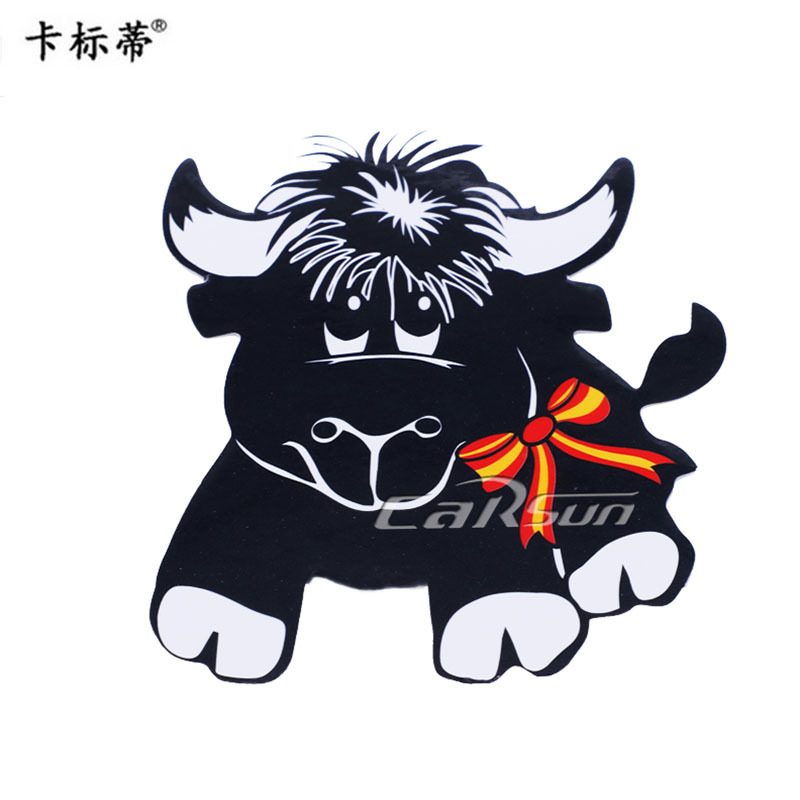 Car Supplies Wholesale Car Cartoon Stickers PVC Creative Bumper Stickers Strong Adhesion Car Sticker