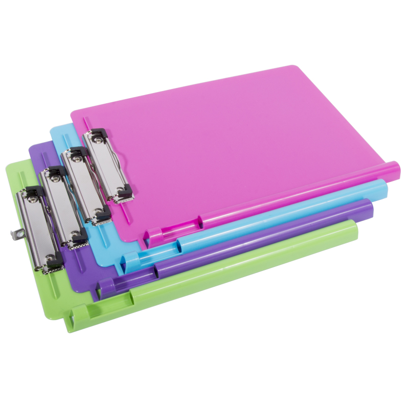 Factory Direct Sales A4 Plastic Tablet Clip Folder Test Paper Clip File Binder Power Clip Exclusive for Cross-Border