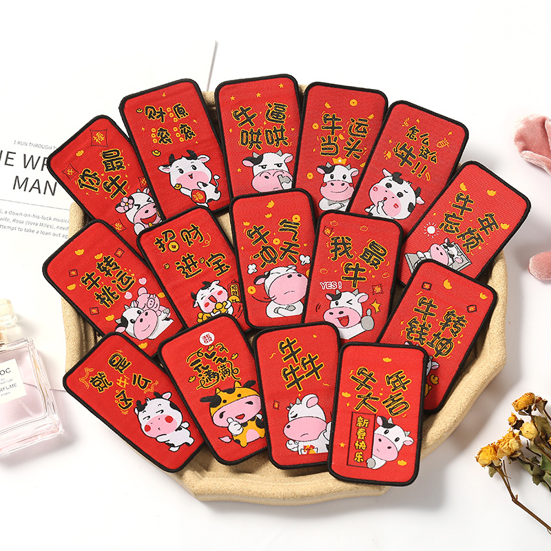 Factory Text Fashion Bang Sticker New Year Amass Fortunes Cartoon Cute Girl Cropped Hair Fastener Niu Nian Face Washing Post Factory Text Fashion Bang Sticker New Year Amass Fortunes Cartoon Cute Girl Cropped Hair Fastener Niu Nian Face Washing Post