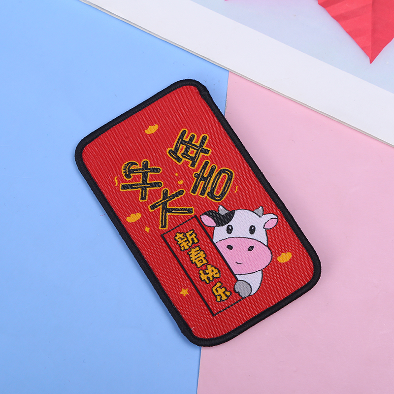 Factory Text Fashion Bang Sticker New Year Amass Fortunes Cartoon Cute Girl Cropped Hair Fastener Niu Nian Face Washing Post