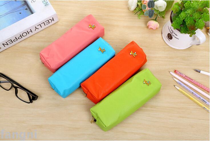 2017 new pen bag candy high grade pu student supplies stationery storage bag can be customized logo 2017 new pen bag candy high grade pu student supplies stationery storage bag can be customized logo