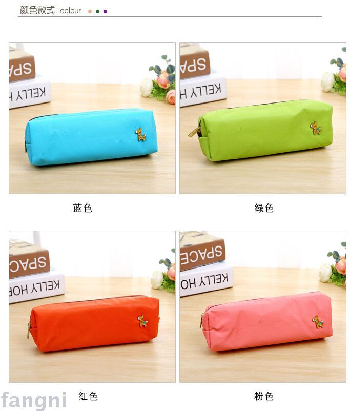 2017 new pen bag candy high grade pu student supplies stationery storage bag can be customized logo 2017 new pen bag candy high grade pu student supplies stationery storage bag can be customized logo