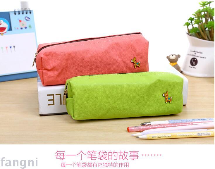 2017 new pen bag candy high grade pu student supplies stationery storage bag can be customized logo 2017 new pen bag candy high grade pu student supplies stationery storage bag can be customized logo