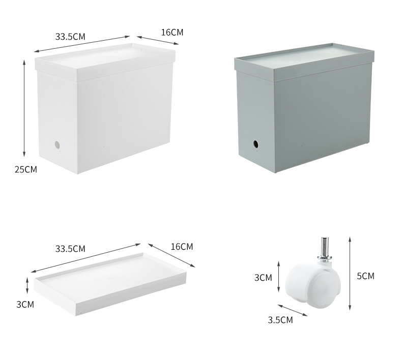 Pulley Plastic Storage Box Kitchen Bathroom Finishing Storage Box with Lid Wheels Study Book Finishing Box 134 Pulley Plastic Storage Box Kitchen Bathroom Finishing Storage Box with Lid Wheels Study Book Finishing Box 134
