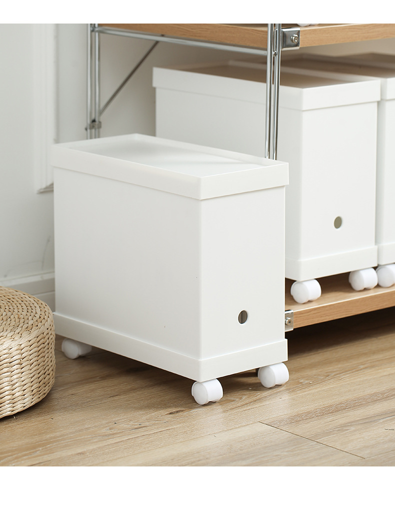 Pulley Plastic Storage Box Kitchen Bathroom Finishing Storage Box with Lid Wheels Study Book Finishing Box 134 Pulley Plastic Storage Box Kitchen Bathroom Finishing Storage Box with Lid Wheels Study Book Finishing Box 134