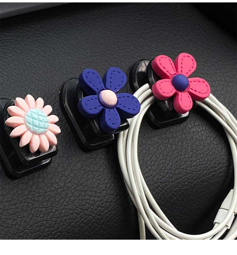 Car Hook Multi-Functional Xuan Ya Flower Cartoon Cute Small Car Hook Hidden Front Car Storage Umbrella