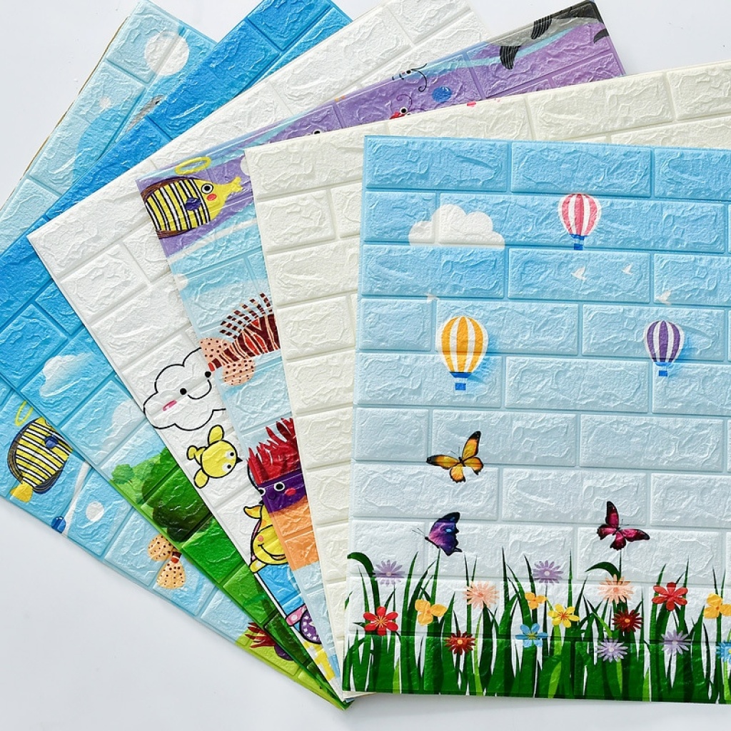 Yuming Self-Adhesive Cartoon Stickers 3D Stereo Foam Wall Sticker Warm Children's Room Wallpaper Kindergarten Bedroom Wallpaper Yuming Self-Adhesive Cartoon Stickers 3D Stereo Foam Wall Sticker Warm Children's Room Wallpaper Kindergarten Bedroom Wallpaper