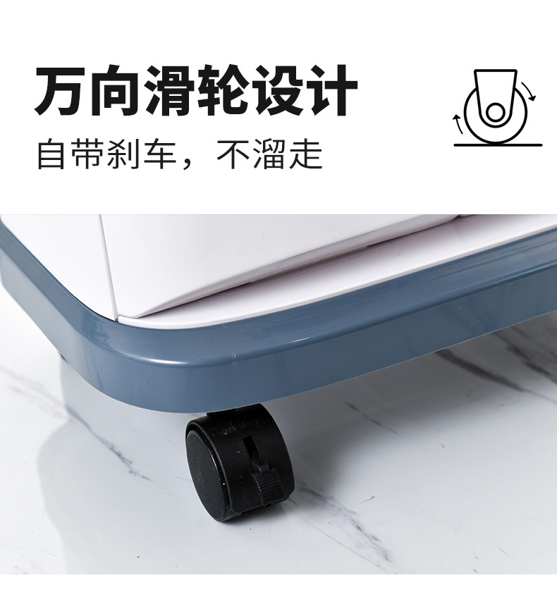 Creative Wet and Dry Classification Trash Can Living Room and Kitchen Large Trash Can Garbage Classification with Pulley Creative Wet and Dry Classification Trash Can Living Room and Kitchen Large Trash Can Garbage Classification with Pulley