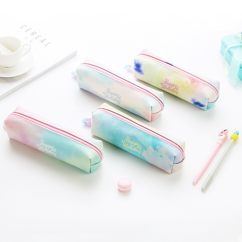 Pencil bag stationery bag PU pen bag unicorn pen bag pendant pen bag cosmetic bag Pencil bag stationery bag PU pen bag unicorn pen bag pendant pen bag cosmetic bag