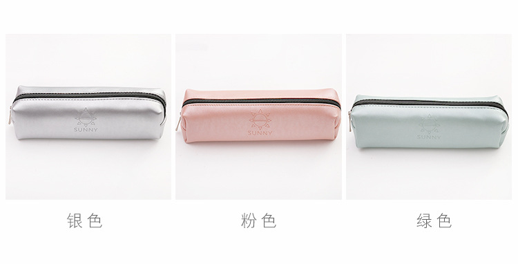 Pen bag octagon large capacity pen bag PU pencil bag stationery bag receiving bag cosmetic bag washing bag Pen bag octagon large capacity pen bag PU pencil bag stationery bag receiving bag cosmetic bag washing bag